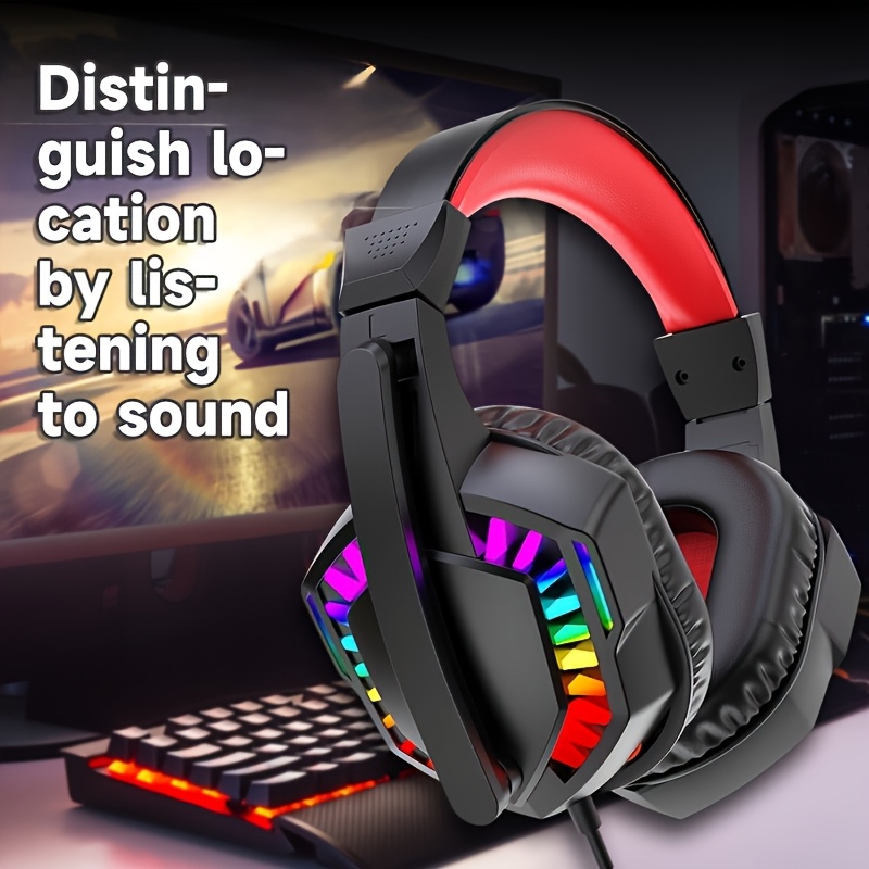 Gaming Headset Rgb - A66, 유선 헤드폰, 게이밍 헤드폰, 컴퓨터