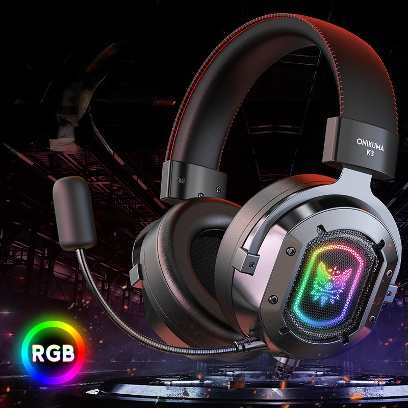 Onikuma k3 게이머 RGB 유선 헤드폰, 마이크 - Gaming Headset Rgb 리뷰 및 가격