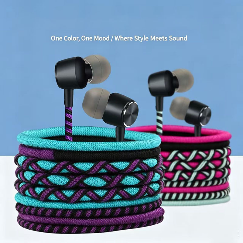 브레이드형 유선 이어폰 3.5mm 인이어 헤드폰 마이크 - Audiophile Headphone Wired 리뷰 및 가격
